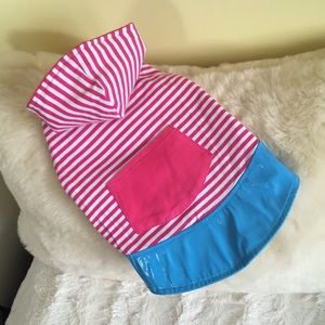 HAGEN-DOG IT Dog Hooded Raincoat Reversible & Water Resistant